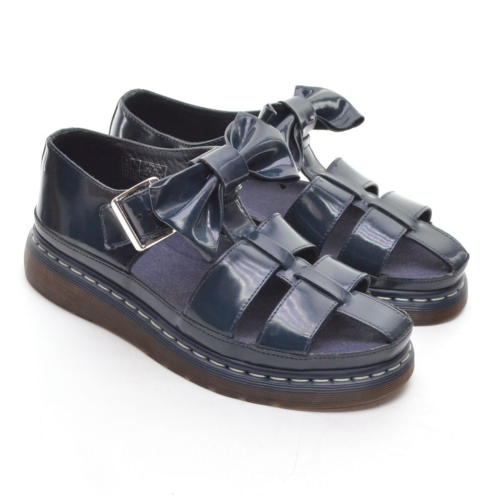Dr Martens Aggy Bow Limited Edition Navy Sandal 42 / 10